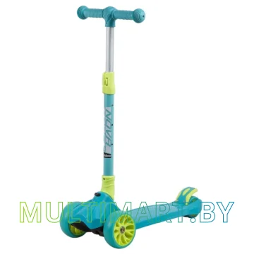 Самокат Novatrack RainBow Pro 135H.RAINBOW.GN9 (синий/зеленый, 2019)
